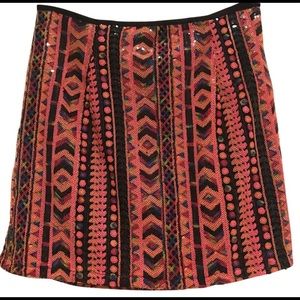 Ya Los Angeles Sequenced Mini Skirt